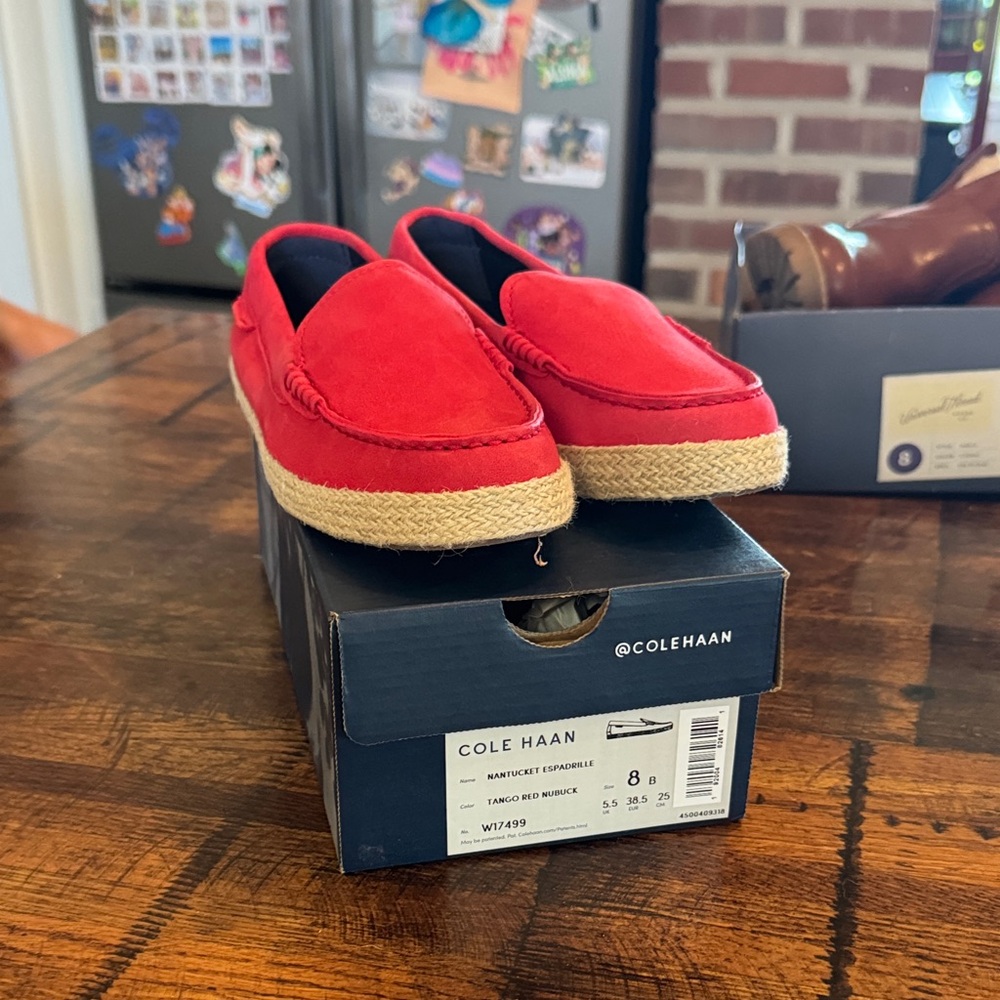 Cole Haan women’s Red Slip-On Loafers